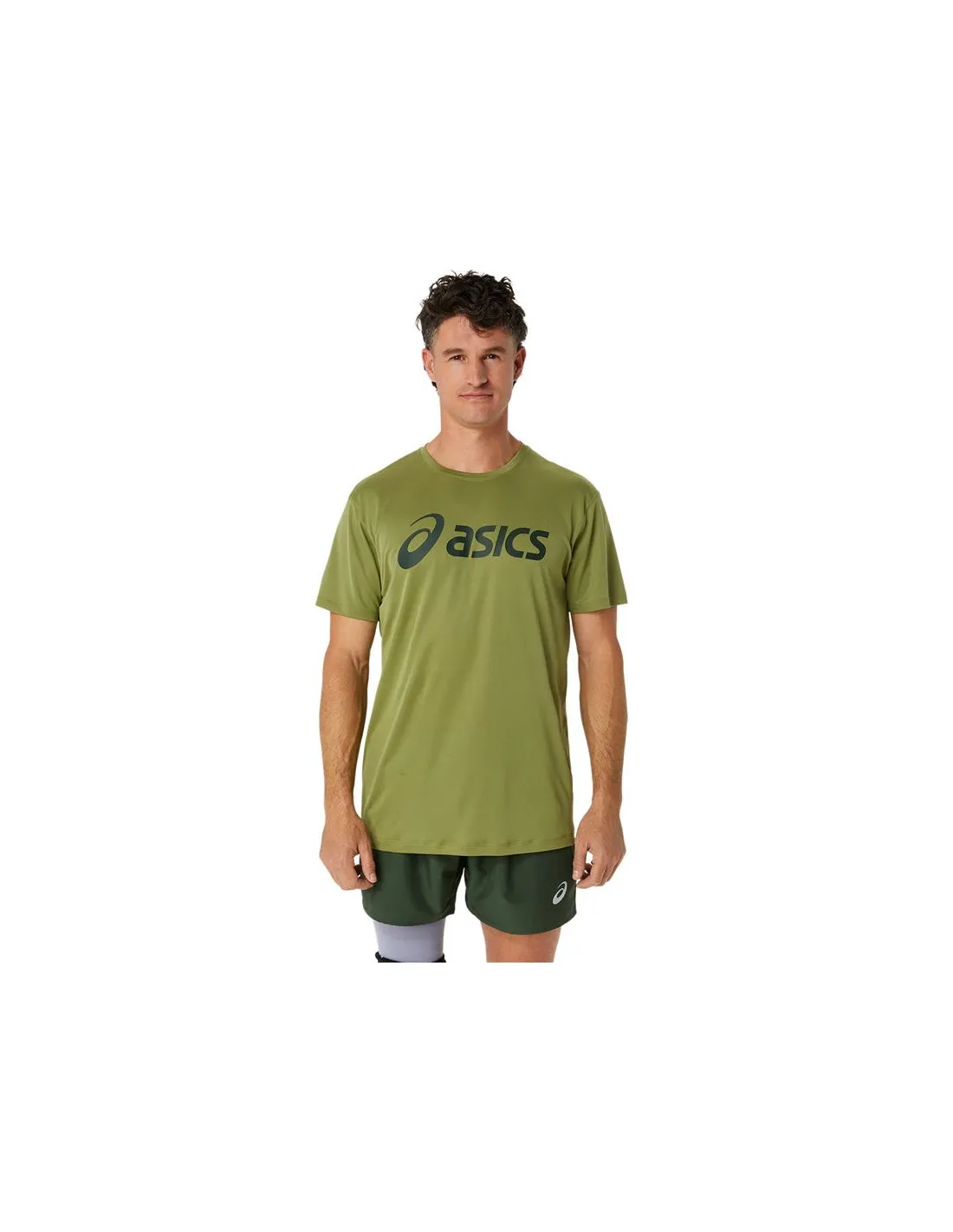 ASICS Core Top Men's Running Shirt Cactus/Rain Forest
