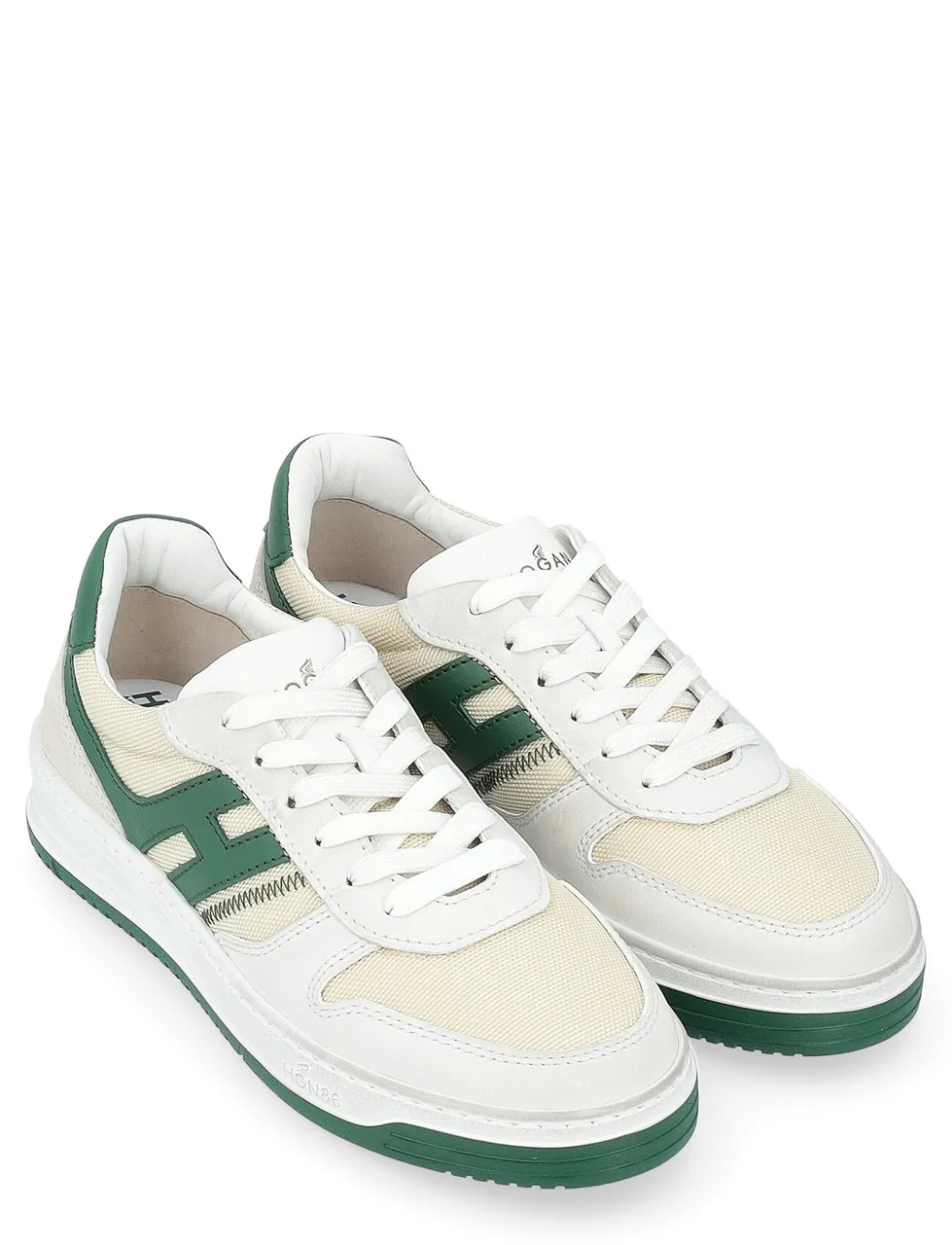 Baskets Hogan H630 blanc et vert