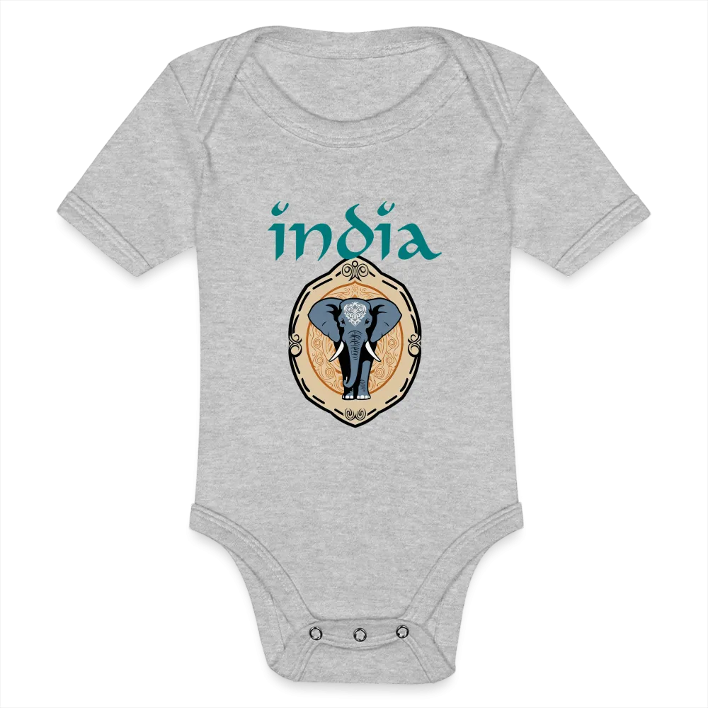 Body Bébé bio manches courtes India