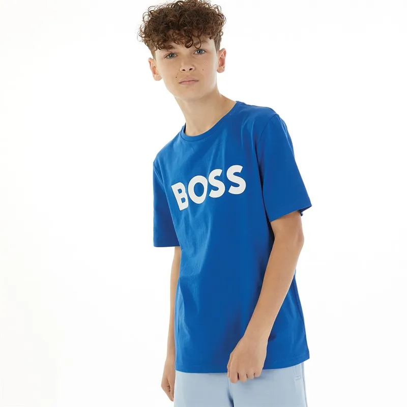 BOSS T-Shirts Garçon Bleu