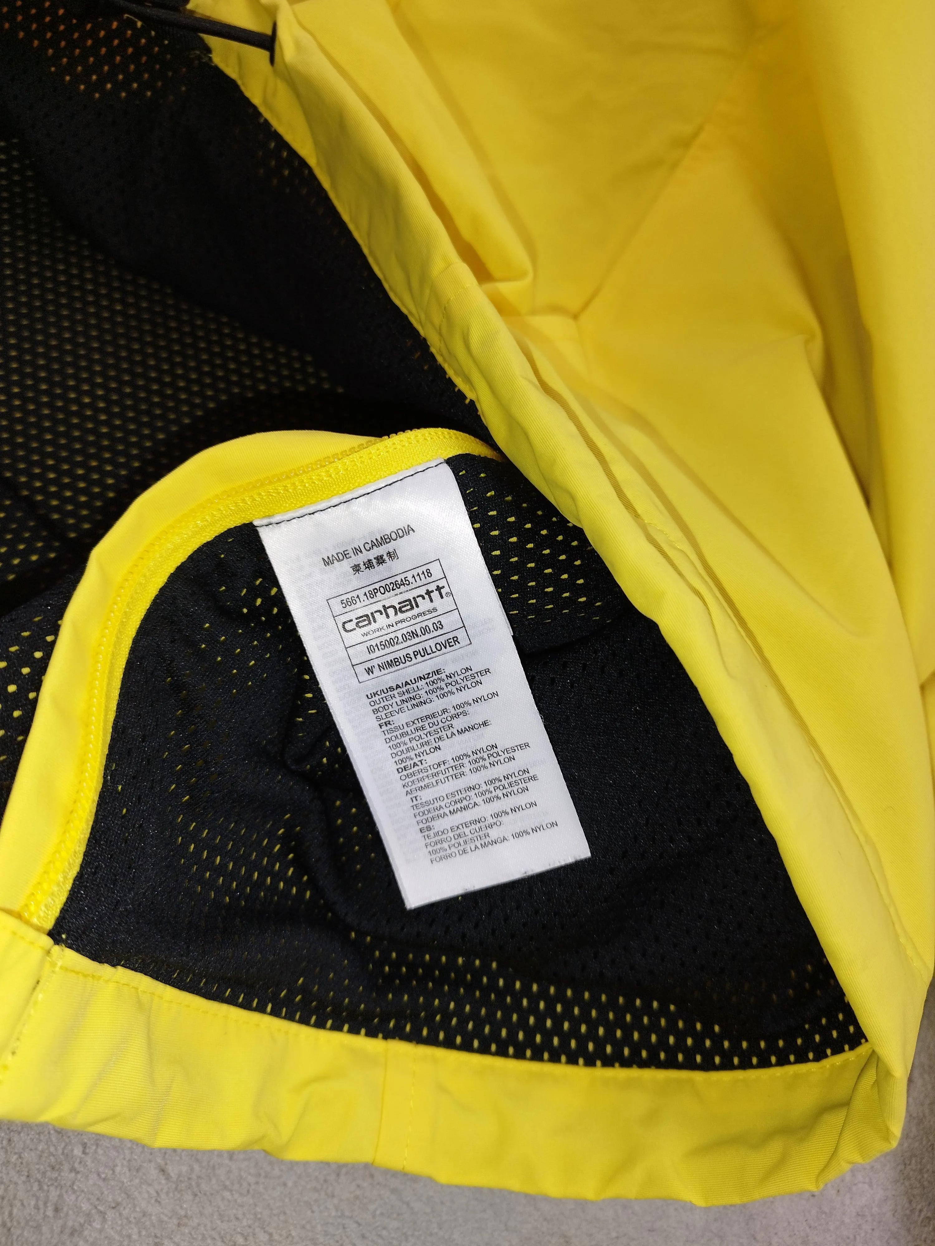 Carhartt - Nimbus jaune taille S