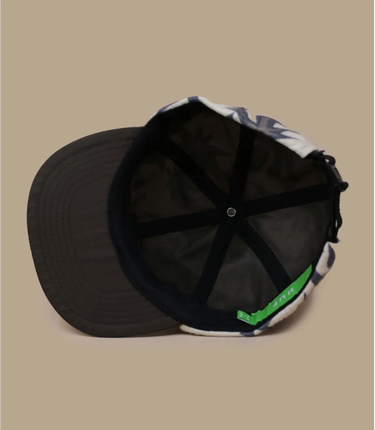 casquette cannabis beige - Funny Feeling natural Huf : Headict