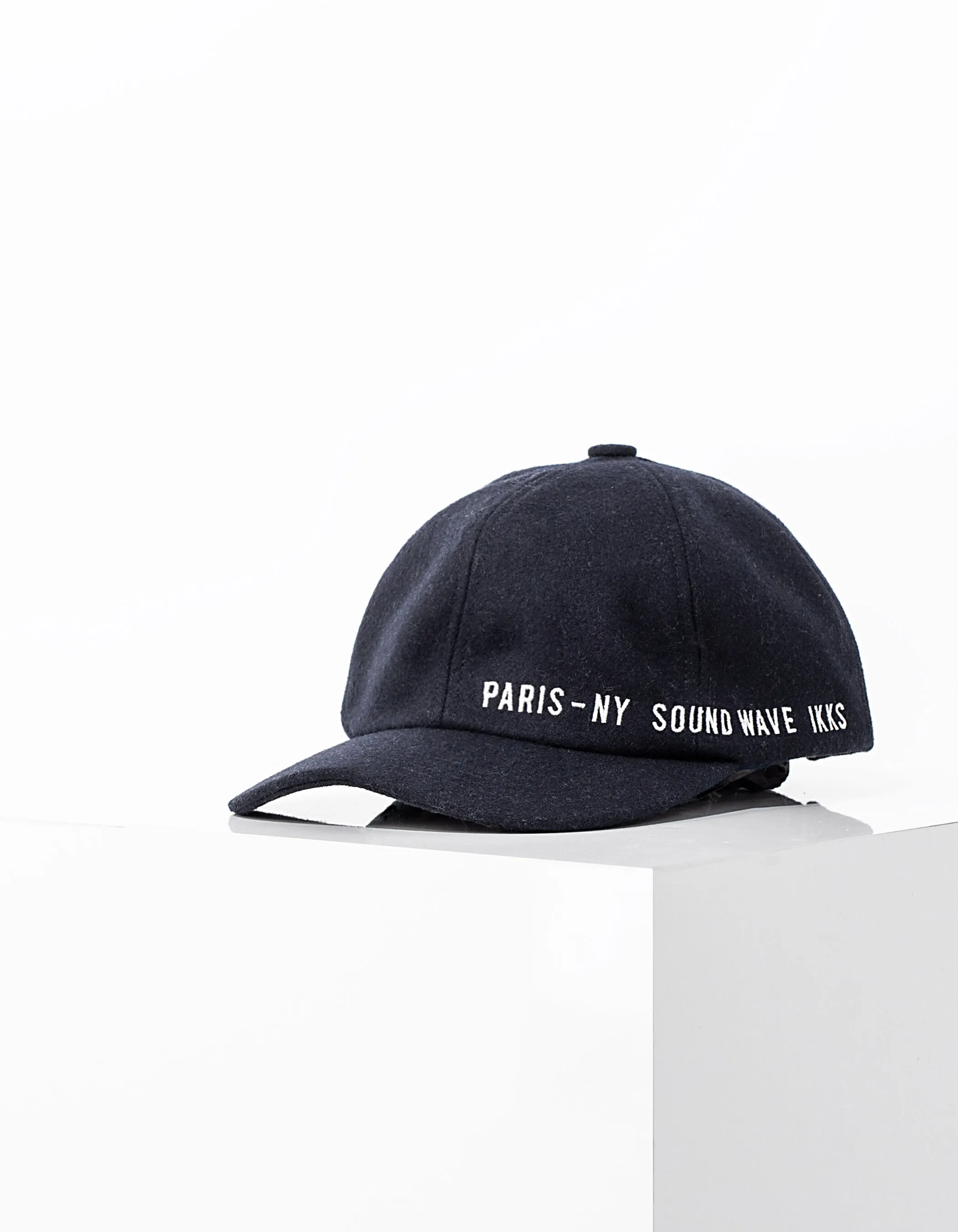 Casquette marine brodée Paris-NY Sound Wave IKKS Homme