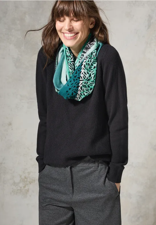 CECIL Foulard loop imprimé 