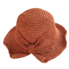Chapeau cloche en paille