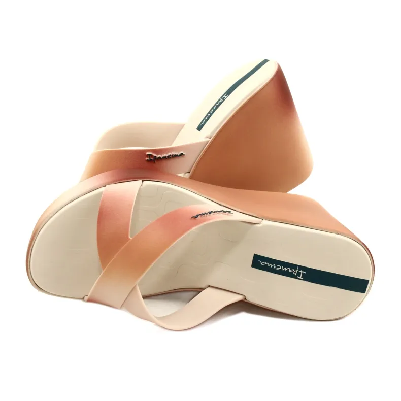 Chaussons compensés Ipanema 83423 Colore Fem AI973 Beige/Marron brun orange