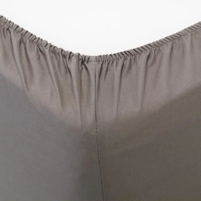 Drap-housse élastique 100% coton respirant Gris - PIKOLIN HOME - 90x190/200cm