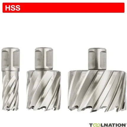 Euroboor 21005501751004 HCL.175 Carotteuse, HSS, D 17.5 mm, DoC 55 mm, Weldon
