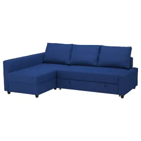 FRIHETEN canapé convertible angle+rangement, Skiftebo bleu