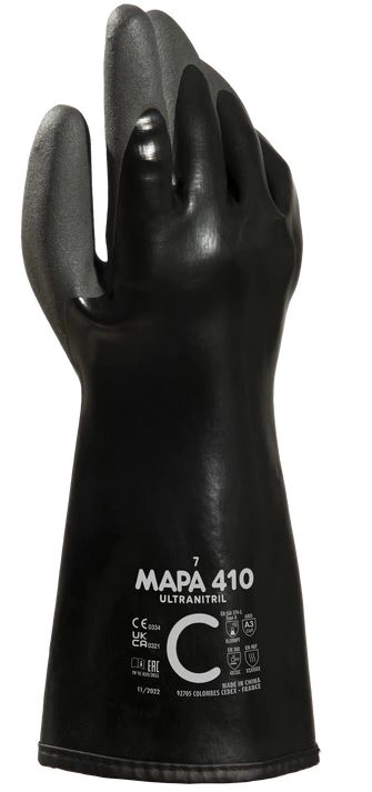 Gants de protection chimique Ultranitril 410 Mapa