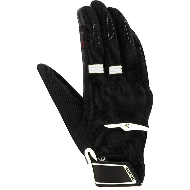 Gants FLETCHER EVO BERING Noir/Fluo - MAXXESS.FR, Gants moto été
