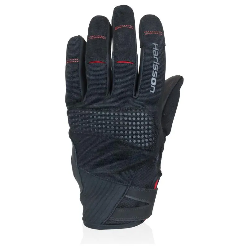 Gants RIO HARISSON noir/rouge - MAXXESS.FR, Gants moto été