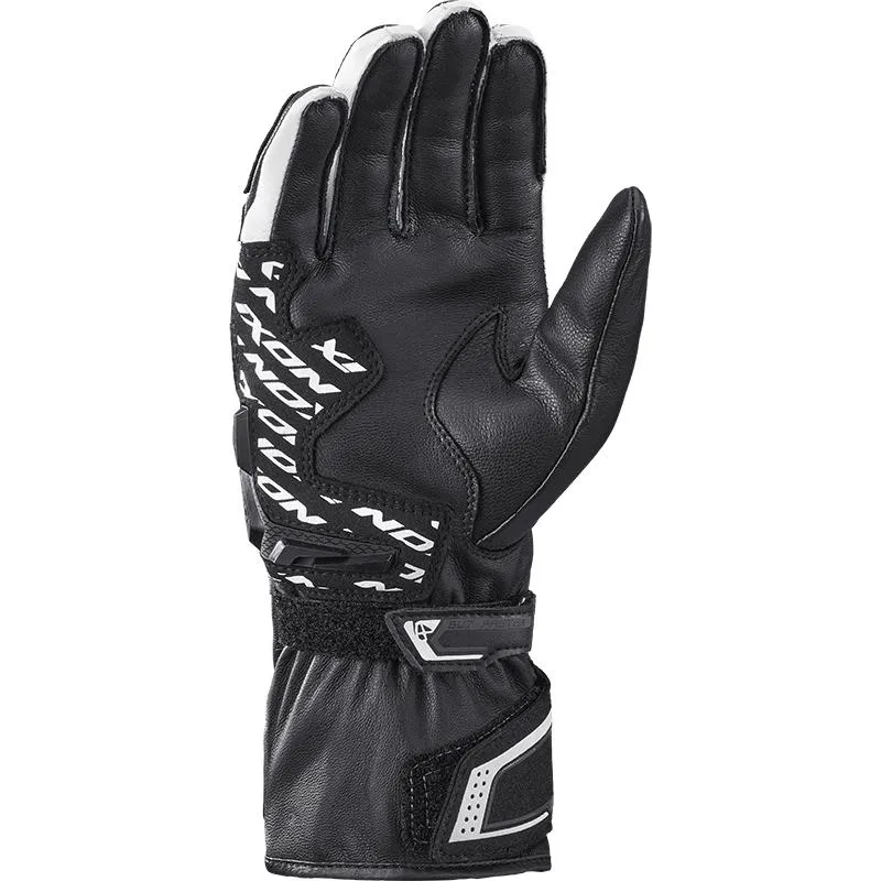 Gants THUND IXON noir/blanc - MAXXESS.FR, Gants moto été