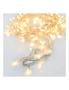 Guirlande 96 Leds Cable Transparent Lumiere Chaude 7,5m - 72080