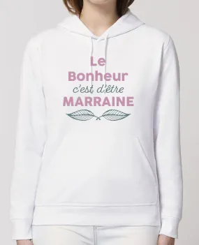 Hoodie Le bonheur c'est d'être marraine Par tunetoo