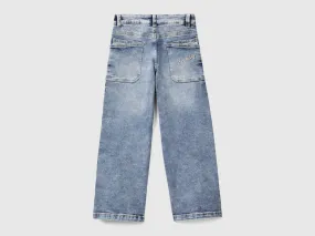Jeans droit en denim 