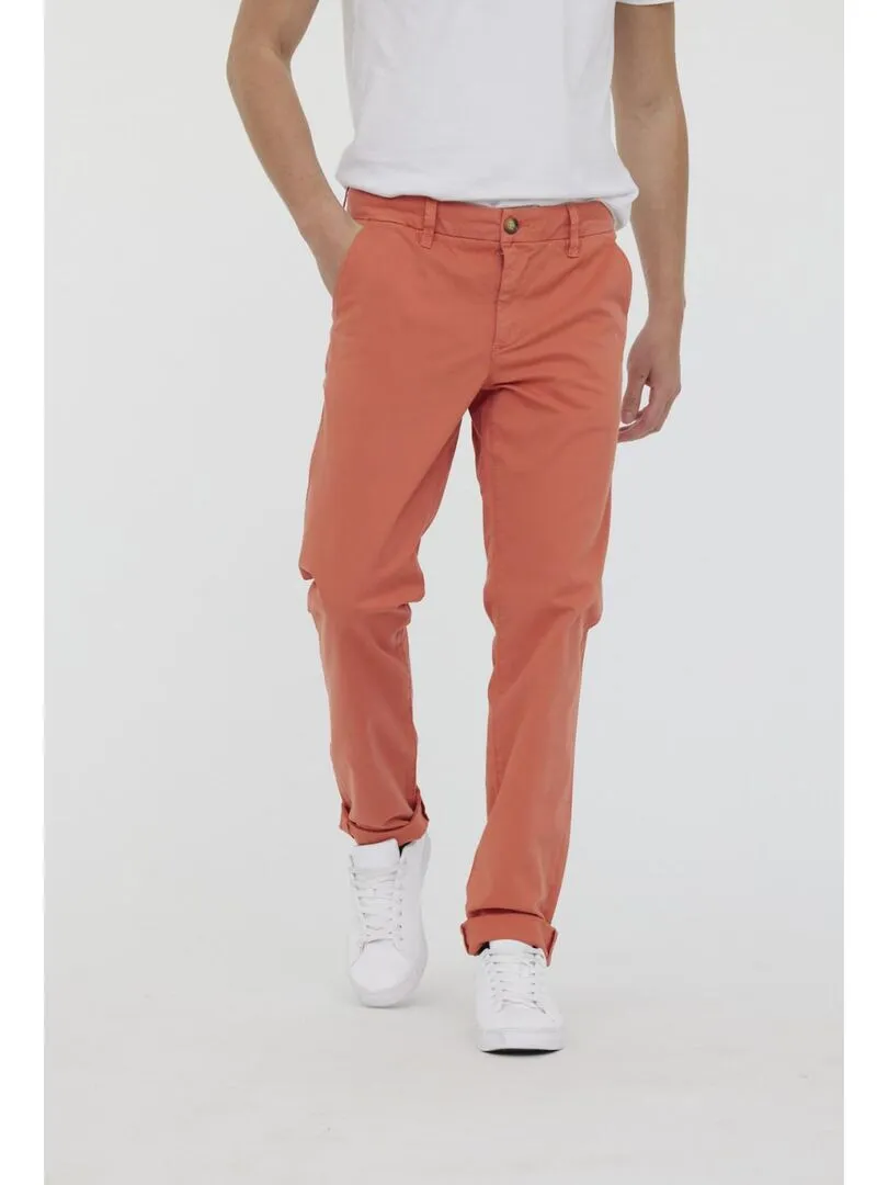 Lee Cooper - Pantalon coton straight GARVIN - Orange