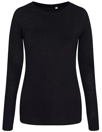 Lot de 3 T-Shirts Vierges Just Ts JT002F à Manches Longues Pour Femme