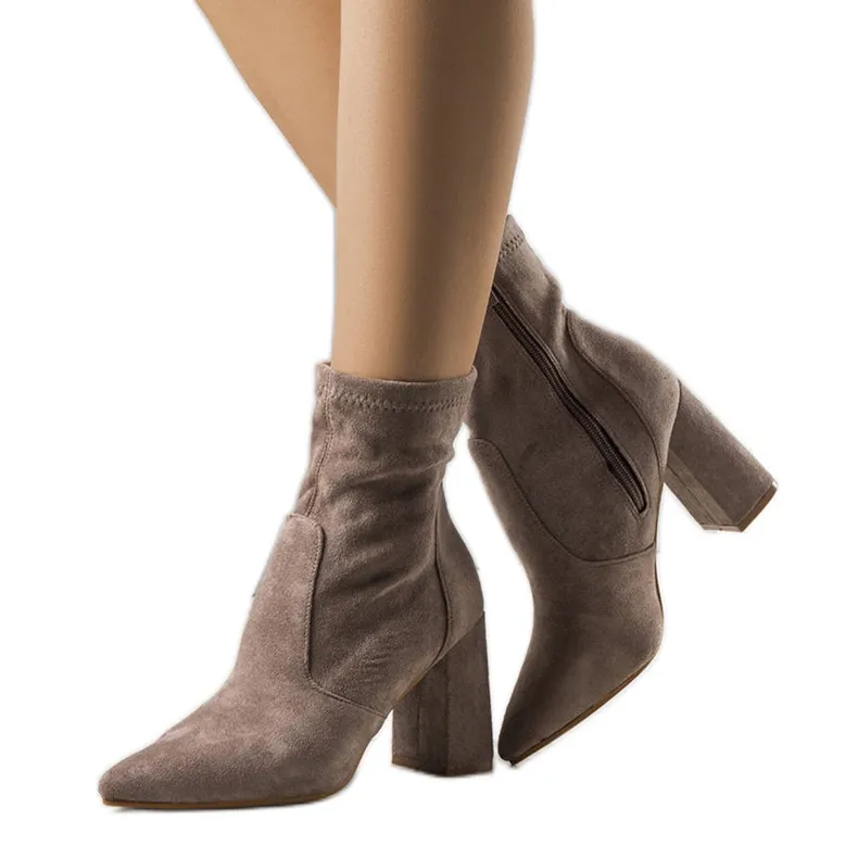 PA1 Bottines marron sur le poteau Kensley brun