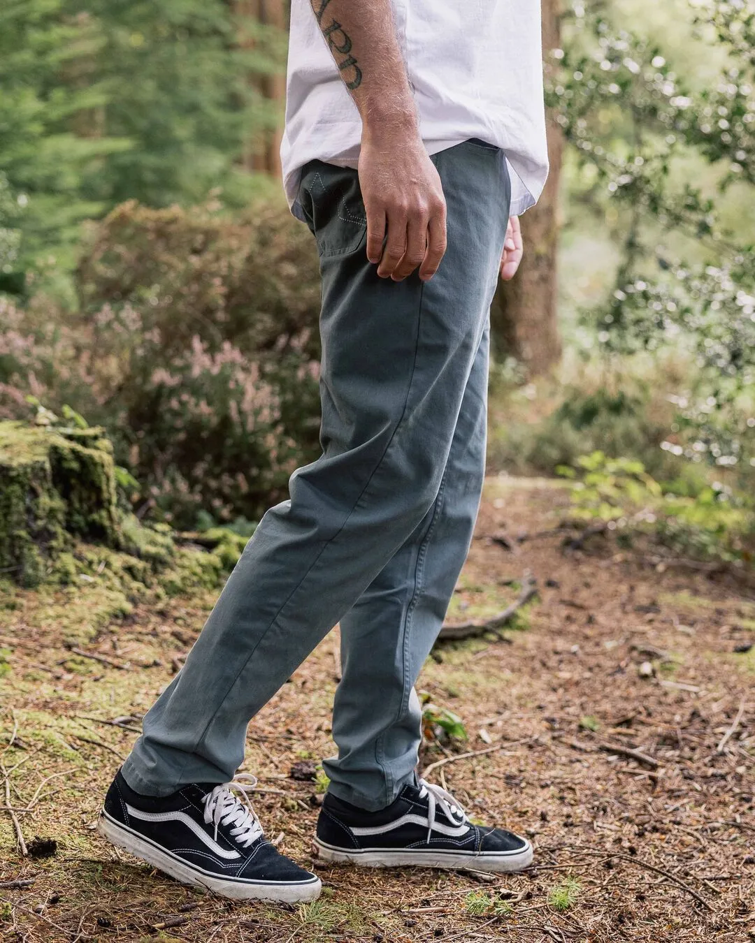 Pantalon 5 poches 365 - Gris Océan