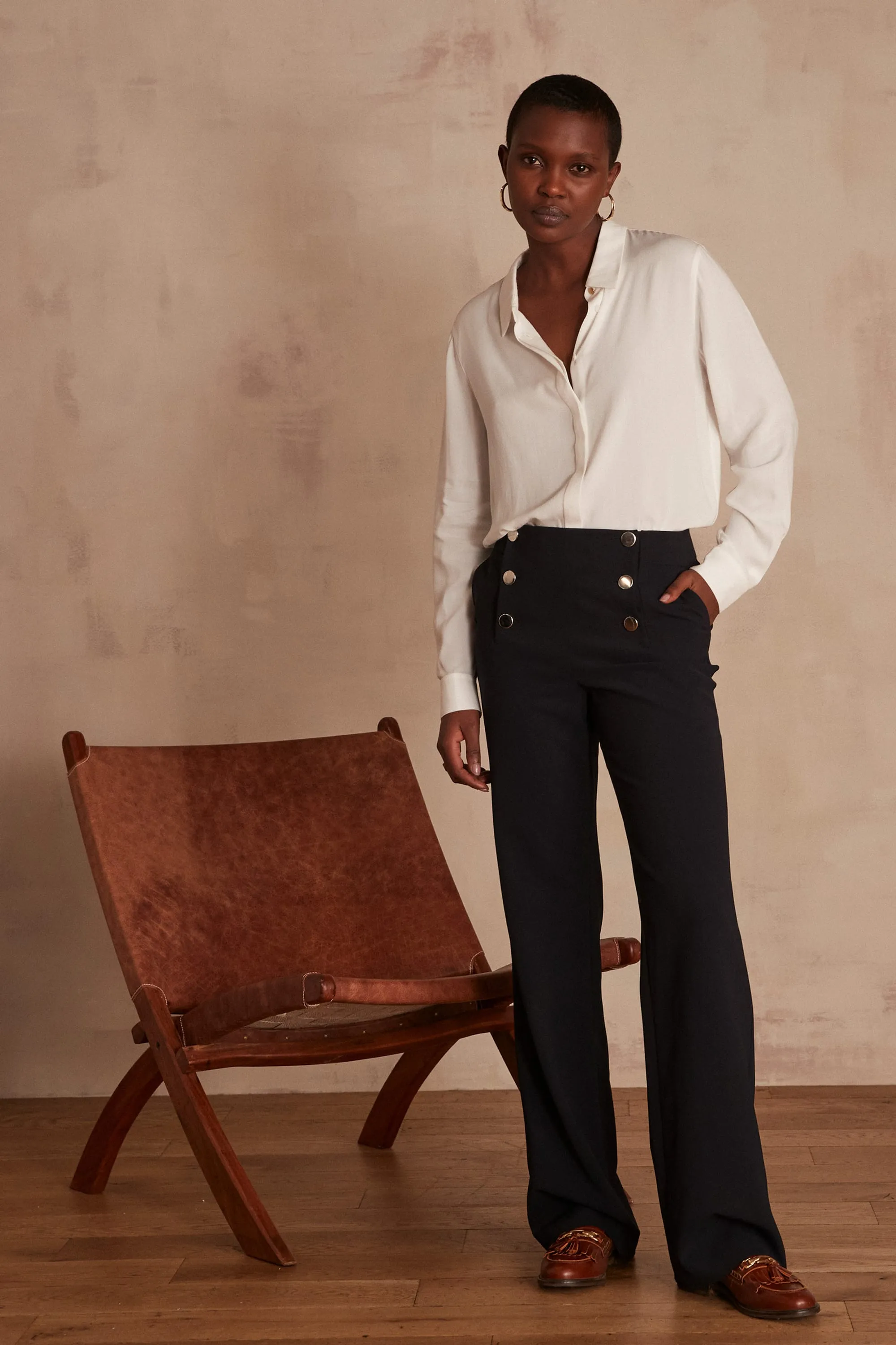 Pantalon à pont Hubert POLYESTER | Maison 123