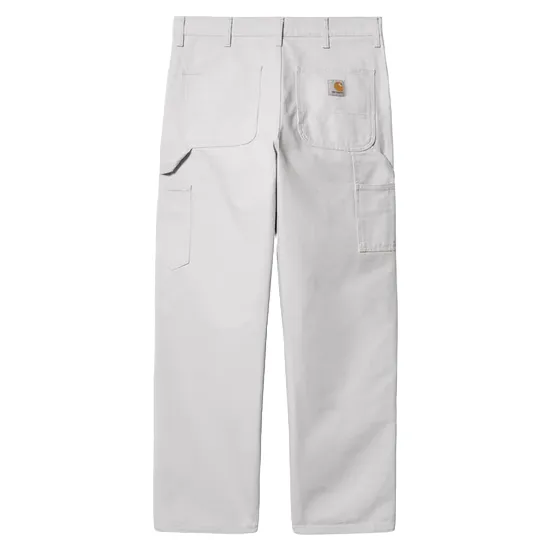 PANTALON CARHARTT WIP Double Knee PantOrganic Cotton Dearborn Canvas Basalt - Hutchis