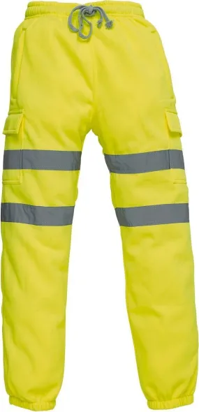 Pantalon de jogging haute visibilité - Homme - YHV016T - jaune fluo 