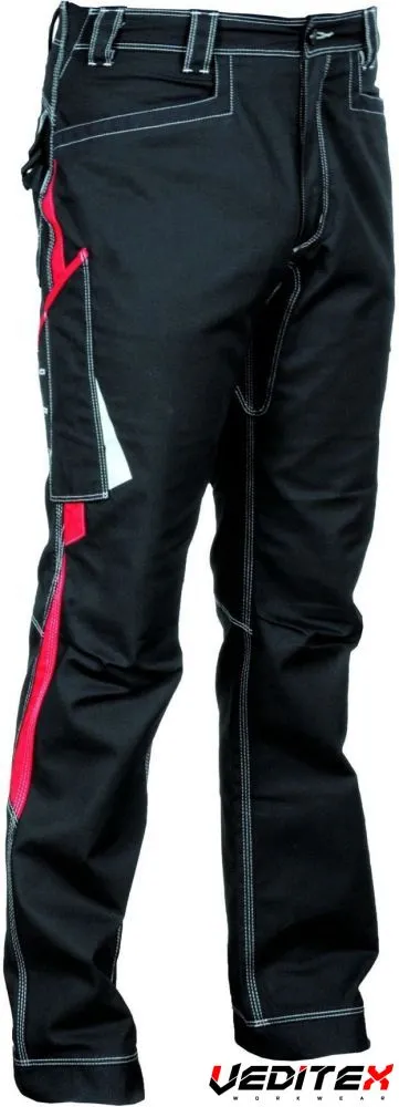 Pantalon de travail bi colore en stretch MONTIJO