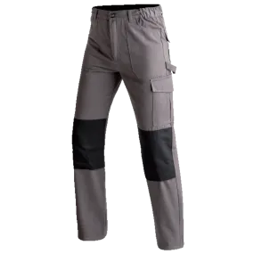 Pantalon de travail polycoton Noir/Gris Taille 44avec emplacements pour genouillères