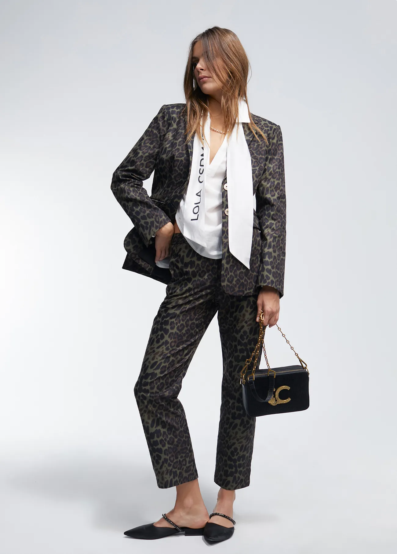 Pantalon imprimé animal