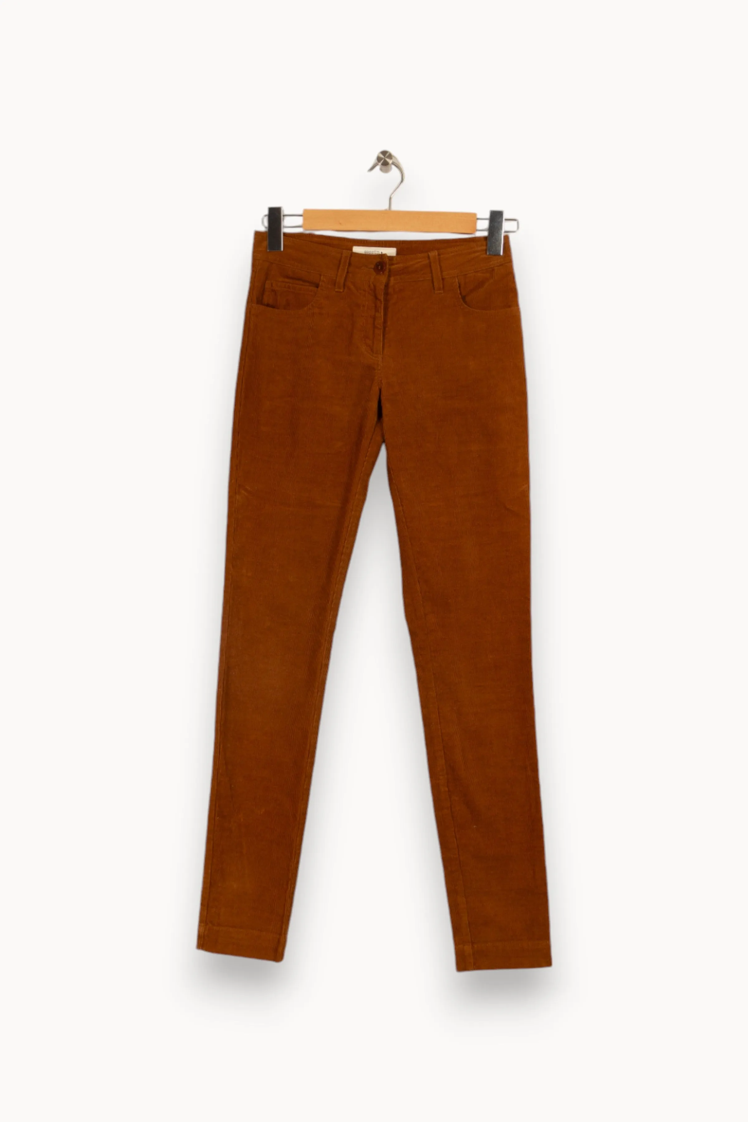 Pantalon marron ctelé - Taille S/36