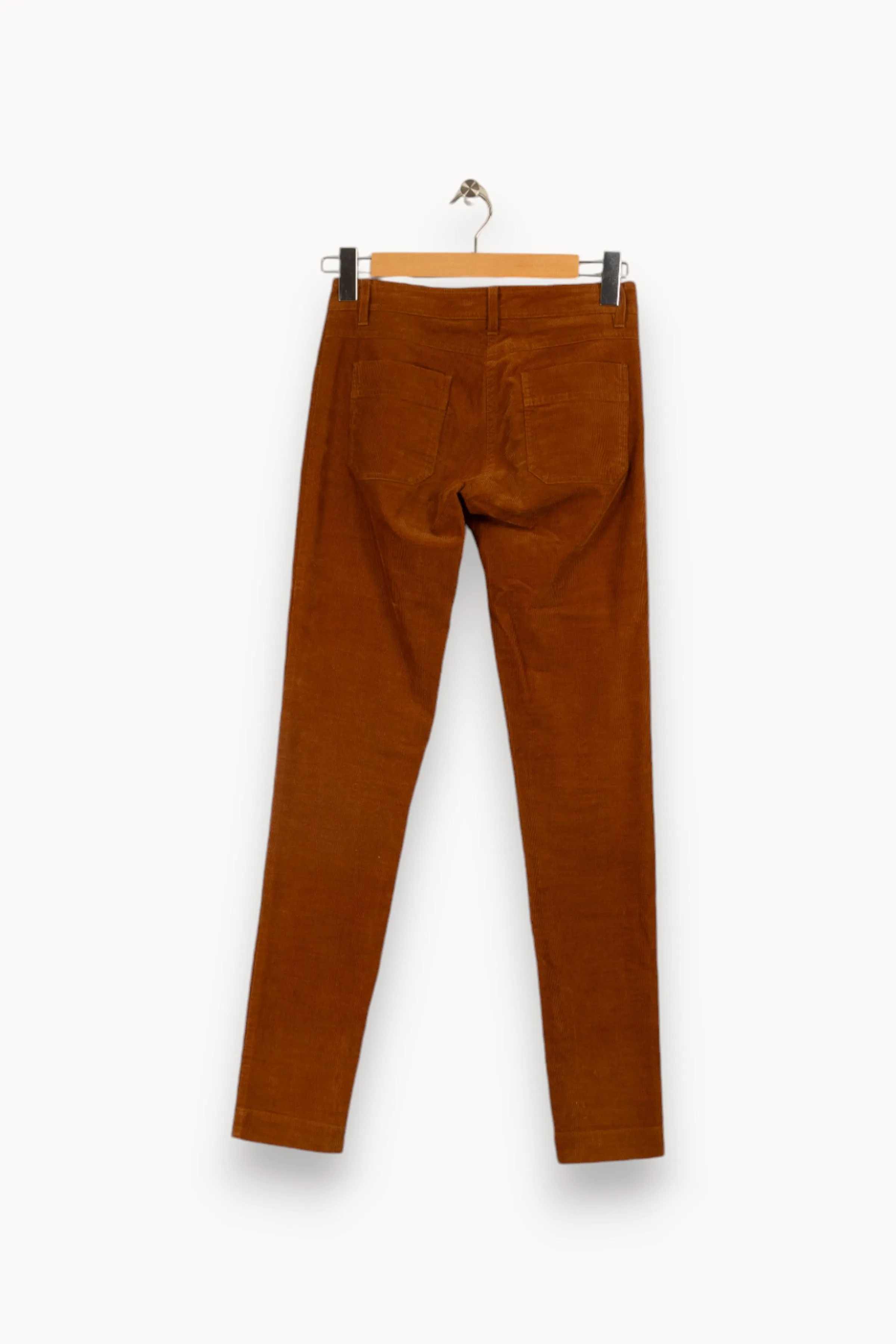 Pantalon marron ctelé - Taille S/36