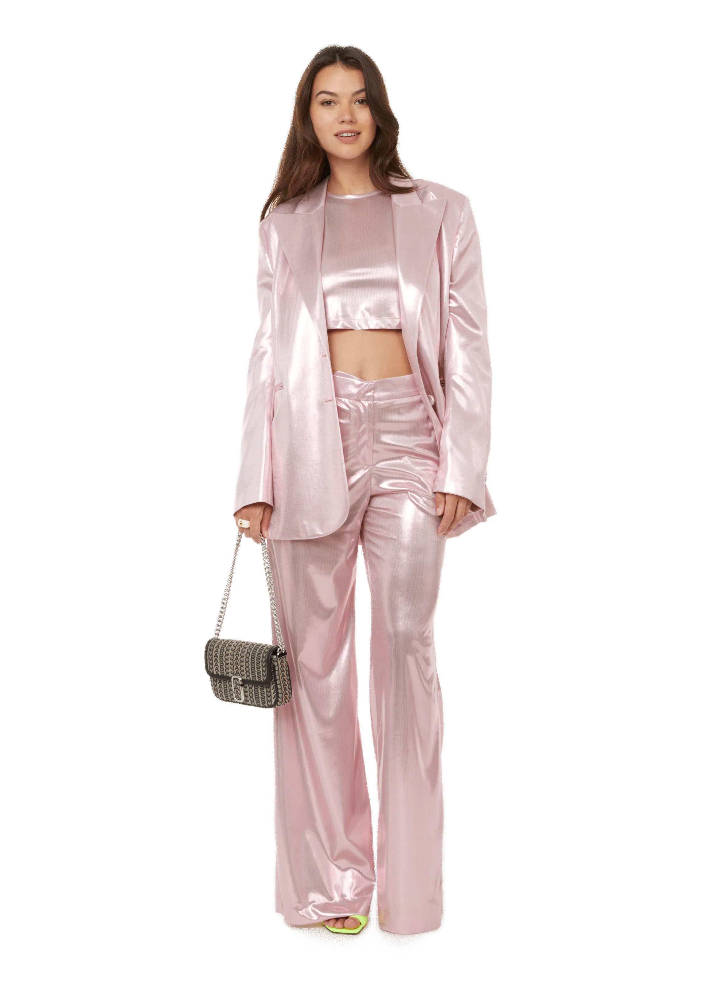 PANTALON NORA MéTALLISé - OUD pour FEMME | Printemps