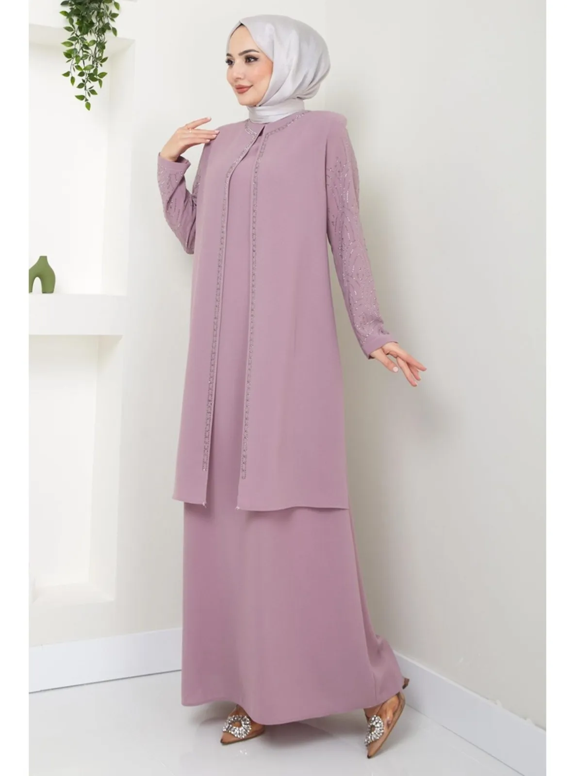 Pink - Modest Dress
