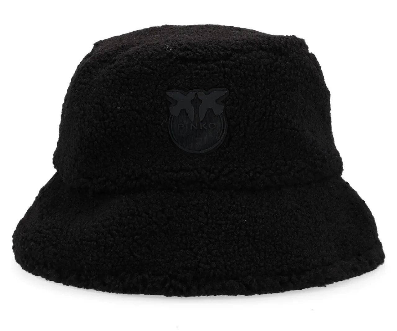 Pinko Chapeau à boucle teddy noir