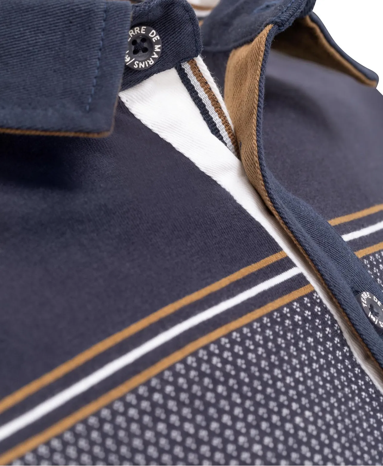 POLO ML INDIGO DERAN