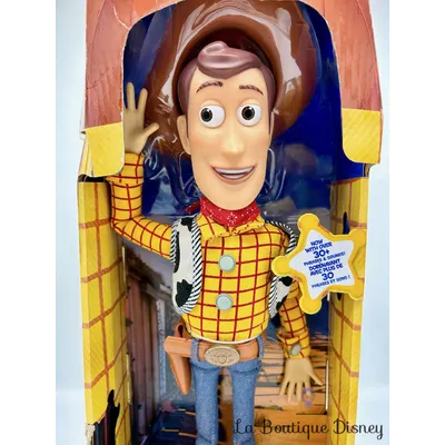 Poupée Woody parlant à ficelle Disney Store 2016 Toy Story figurine articulée Talking Woody
