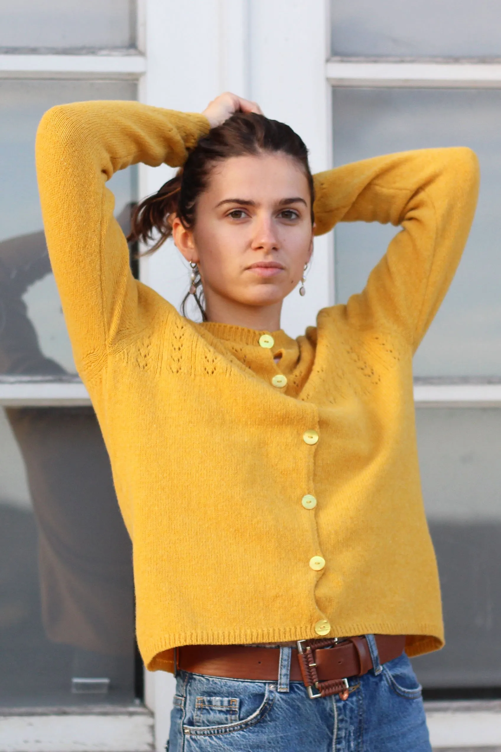 Pull Aloé ocre - plusdepulls - Marques de France