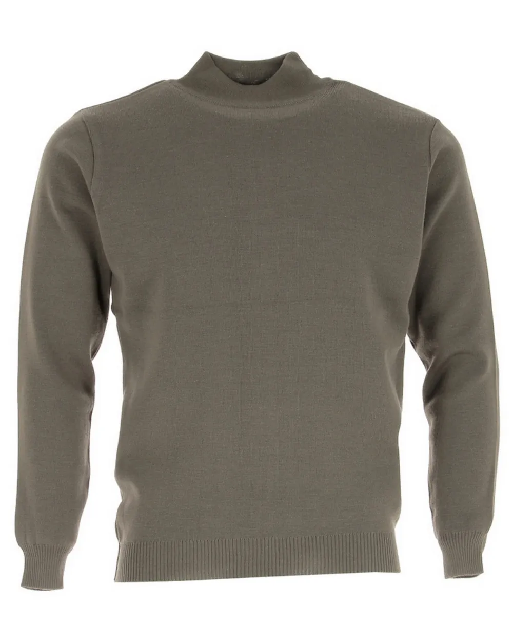 Pull col montant uni