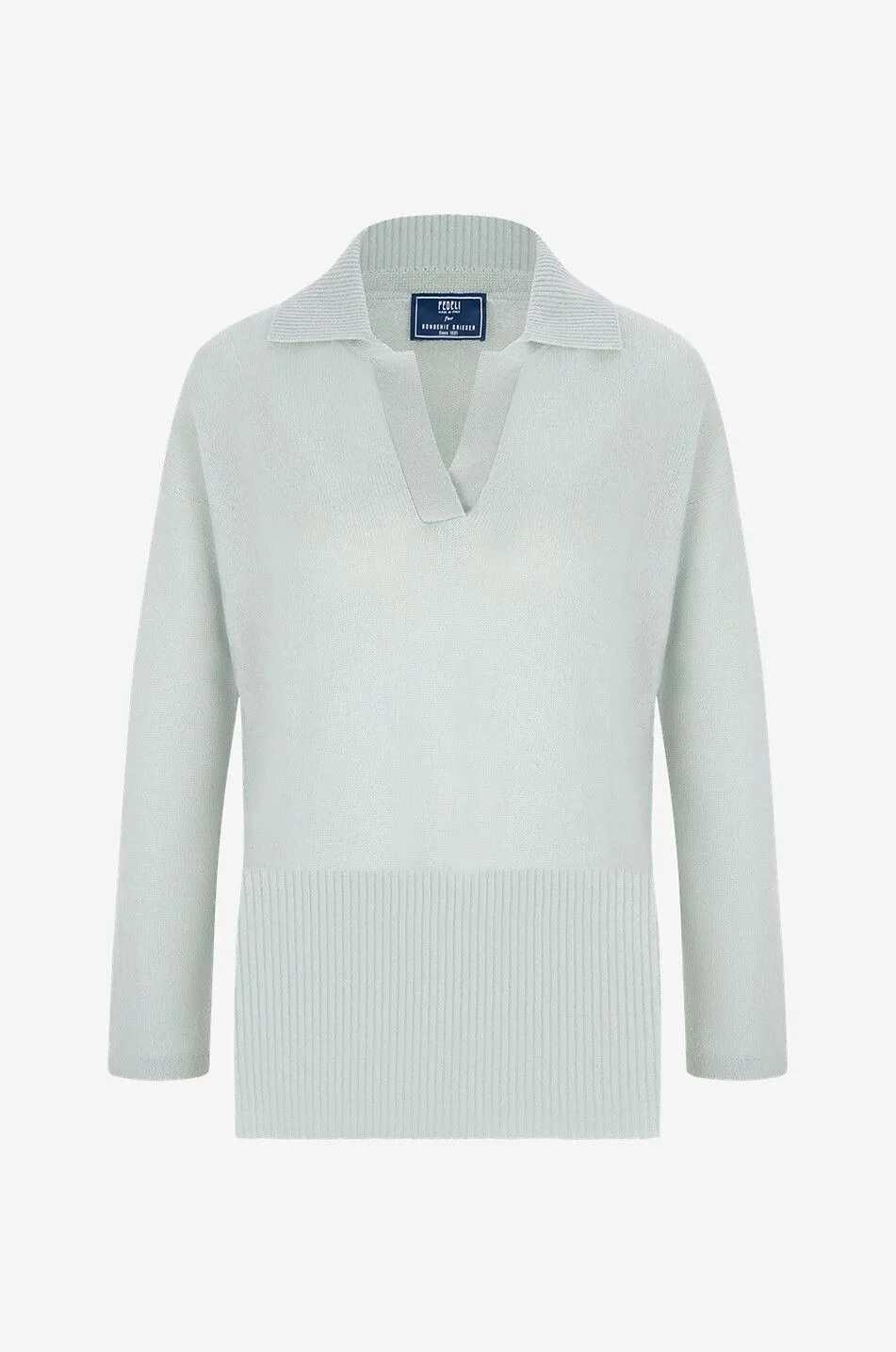 Pull en cachemire à col polo Niche