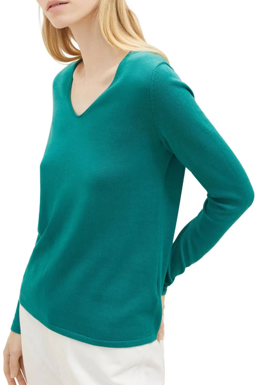 Pull TOM TAILOR COL V Green
