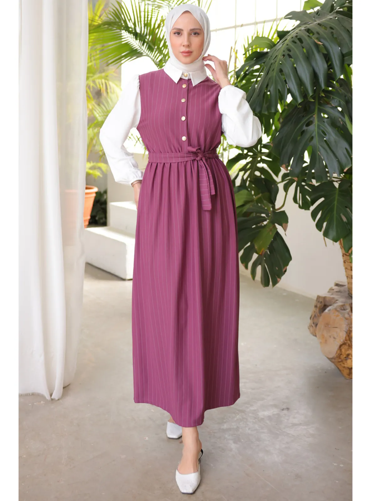 Purple - Modest Dress