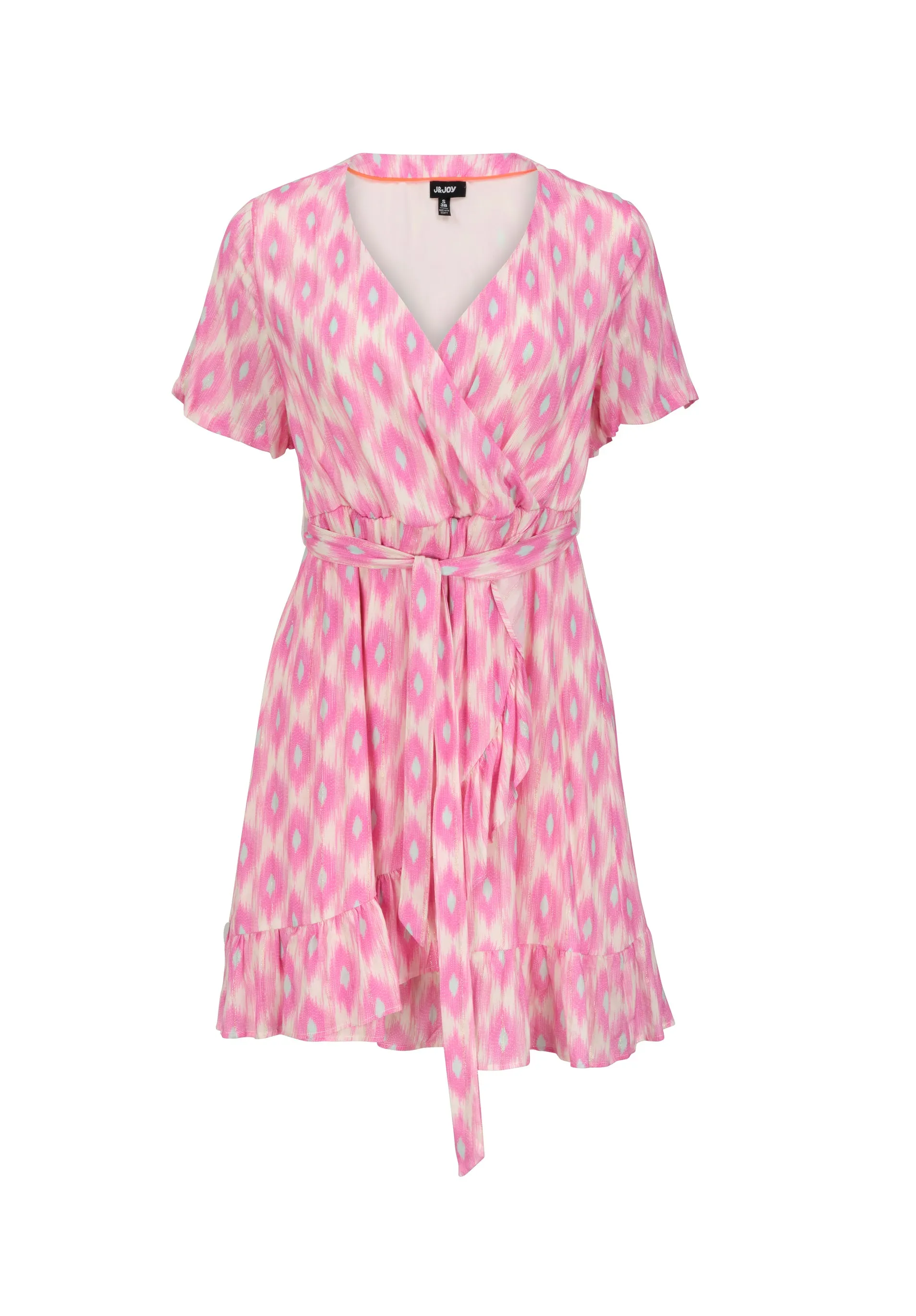 Robe courte en cache-cur