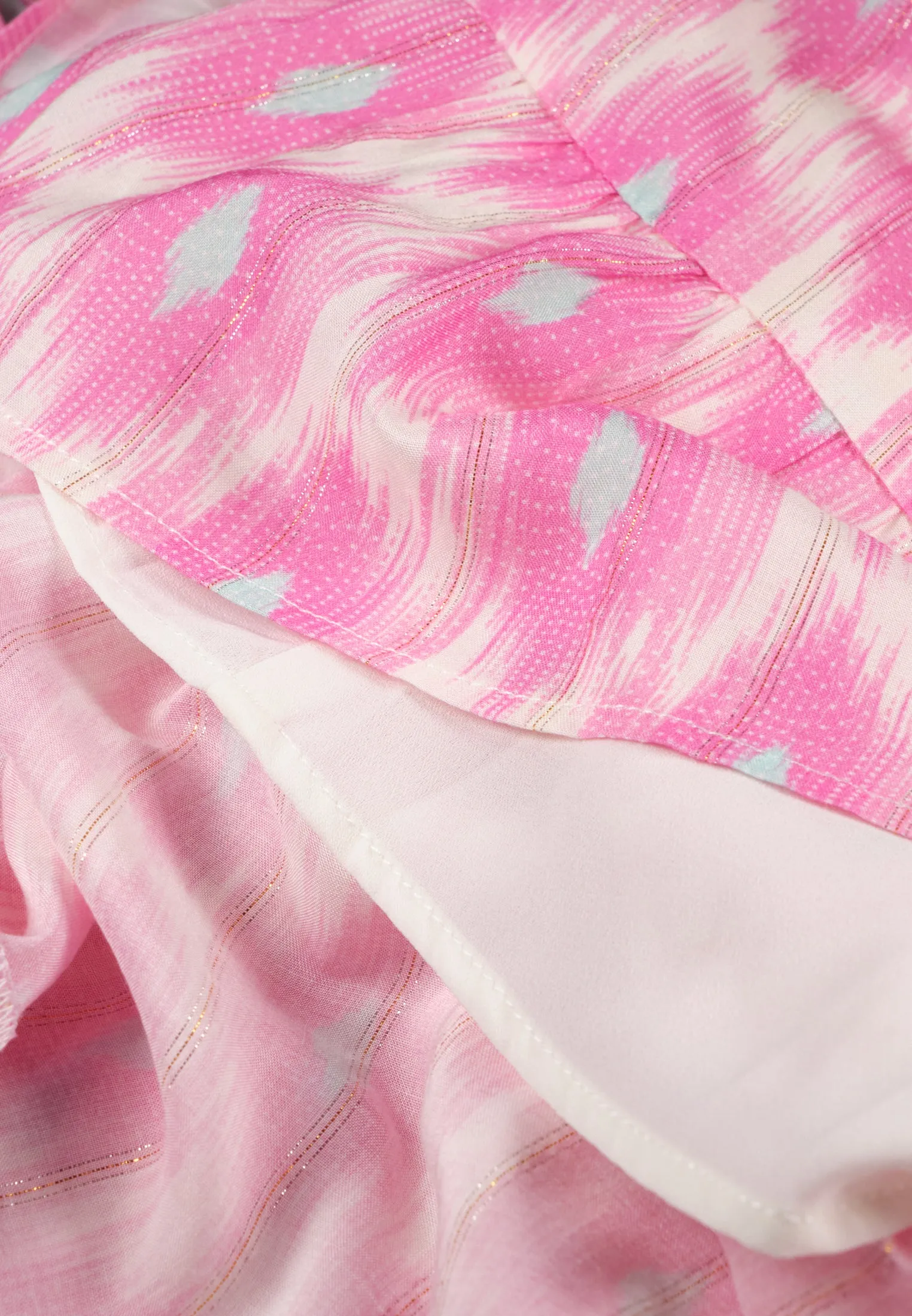 Robe courte en cache-cur