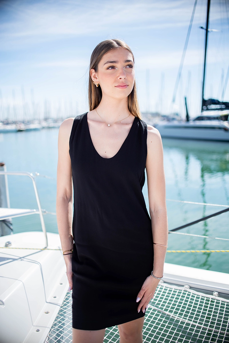 Robe courte Vicky Noir - Karma Koma | Les Chiquettes