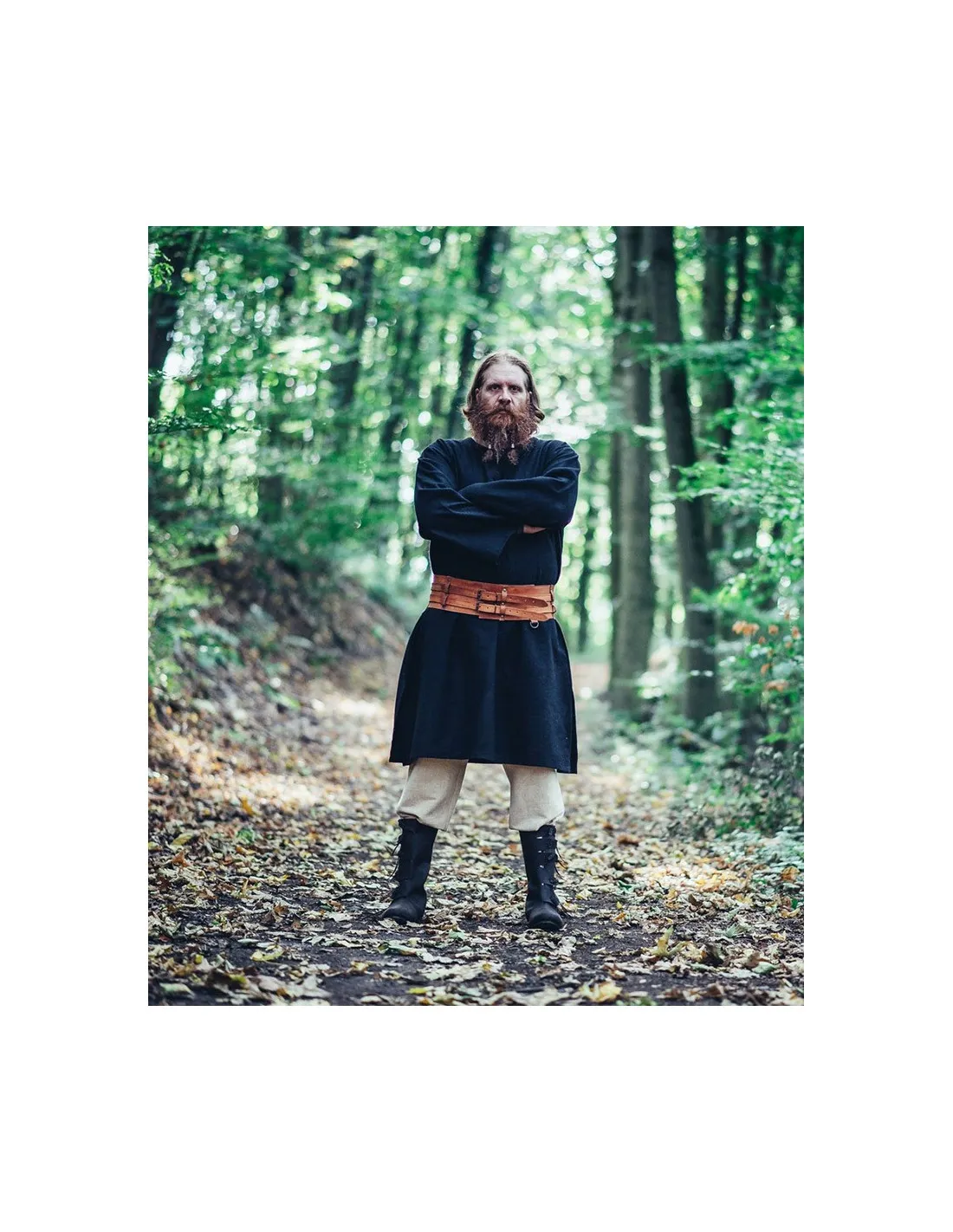 Robe Viking classique Thor, noir ⚔️ Boutique Épées