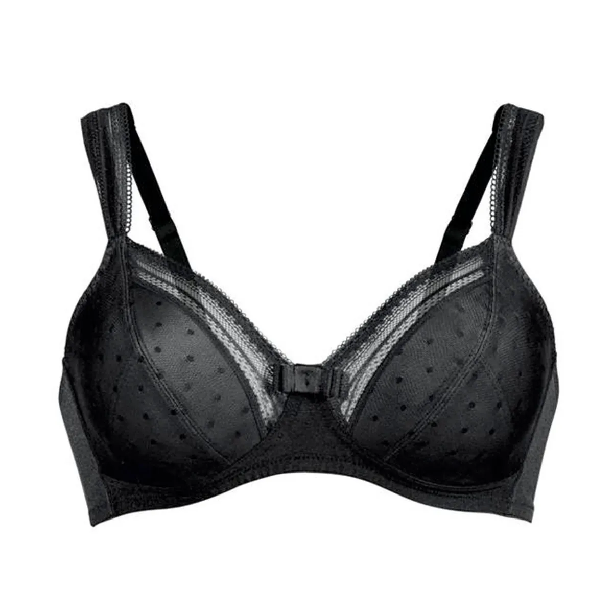 Soutien-gorge sans armatures Emily noir de Rosa Faia