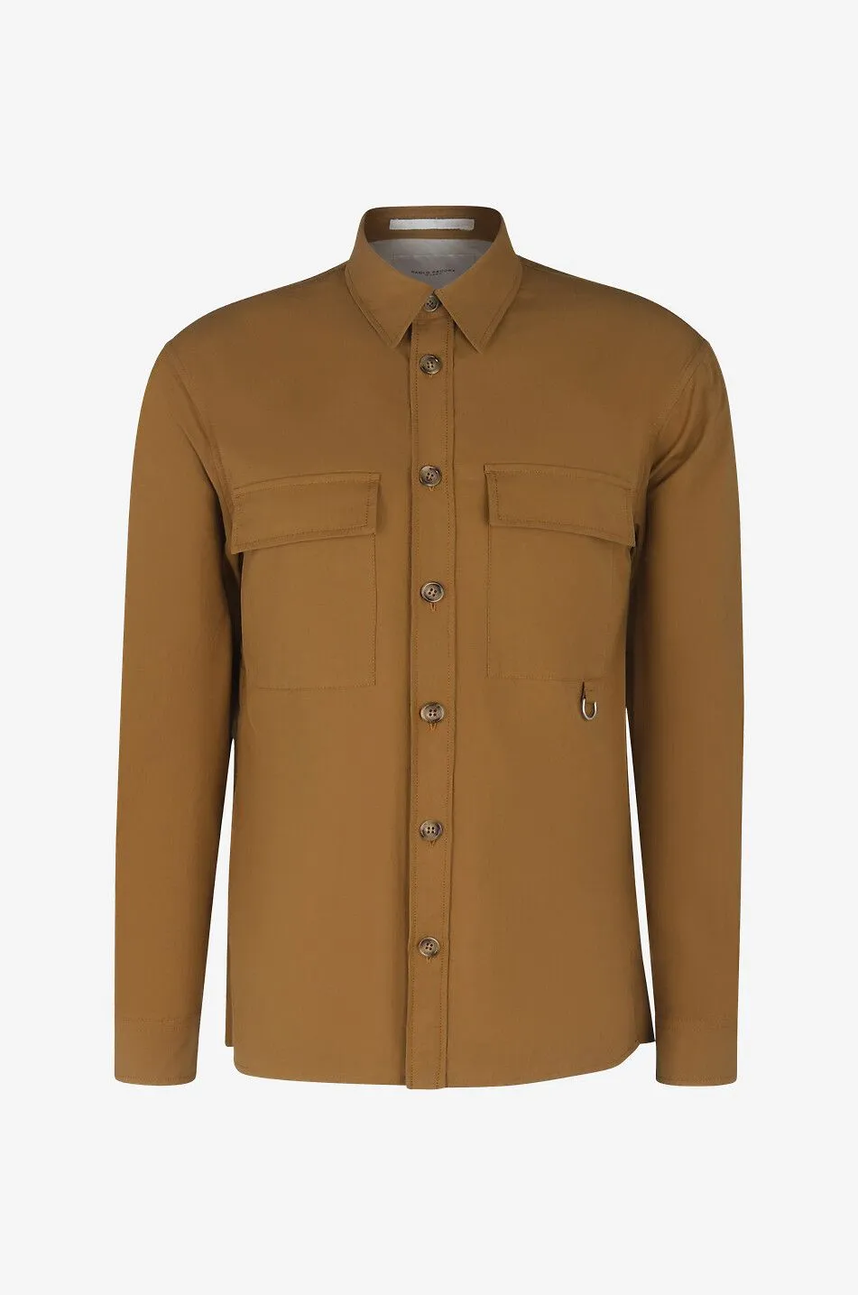 Surchemise slim utilitaire en coton stretch