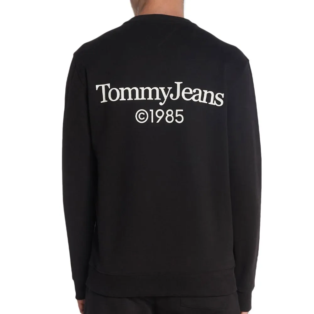 Sweat Noir Homme Tommy Hilfiger Entry