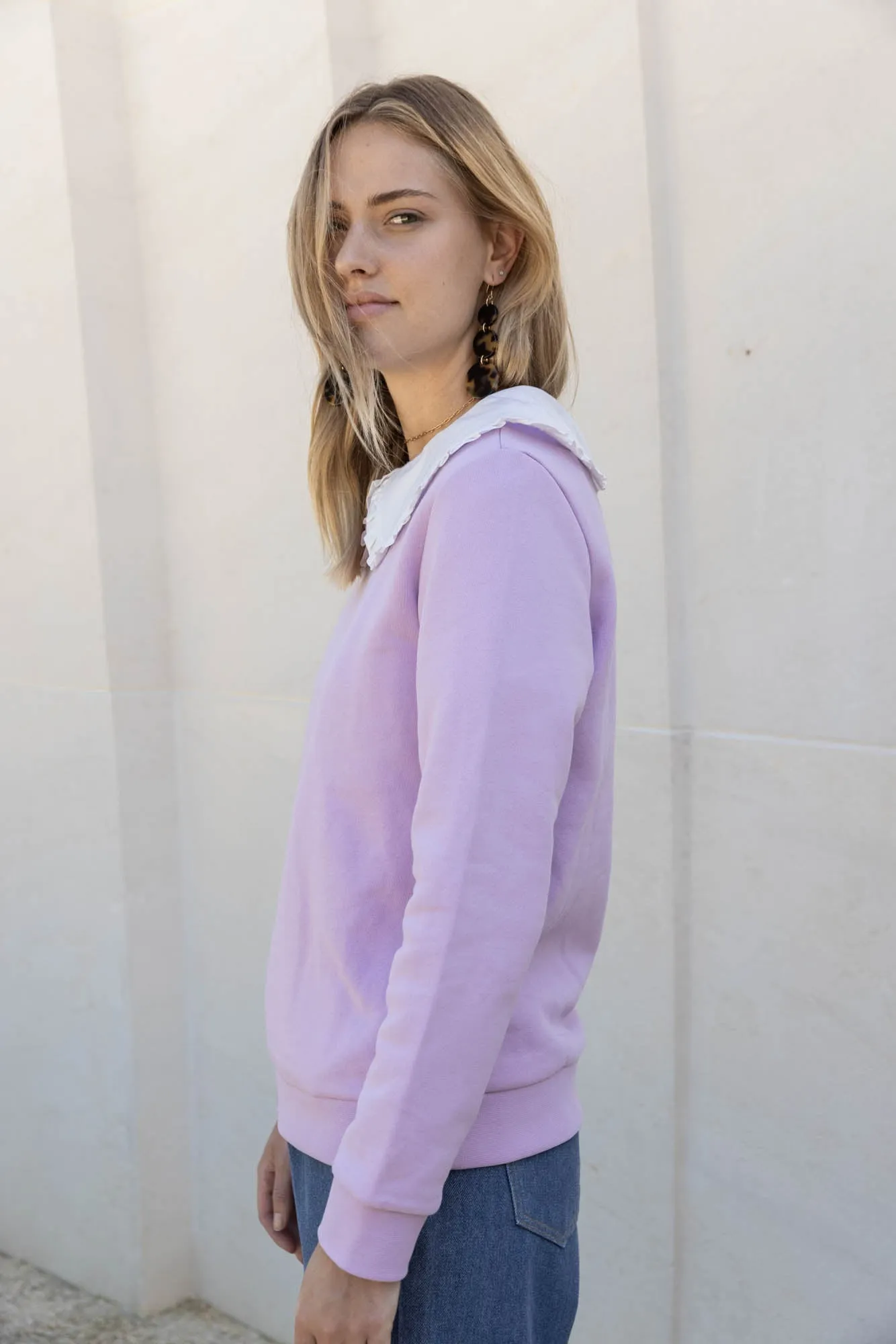 Sweat-shirt Wyatt parme